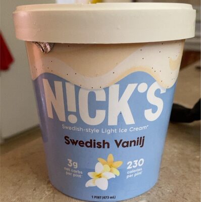 Nick's No Added Sugar Vanilla Bean Light Ice Cream