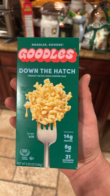 Down The Hatch Creamy Hatch Chile Popper Mac