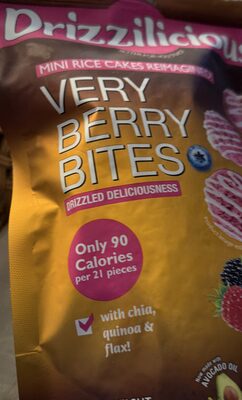Very Berry Bites Mini Rice Cakes