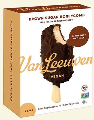 Vegan Brown Sugar Honeycomb Ice Cream Bar