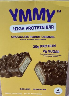 High Protein Bar Chocolate Peanut Caramel