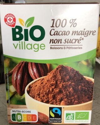 100% Cacao Maigre Non Sucré