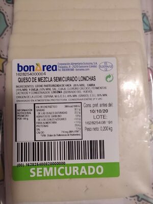 Queso Mezcla Semicurado Lonchas