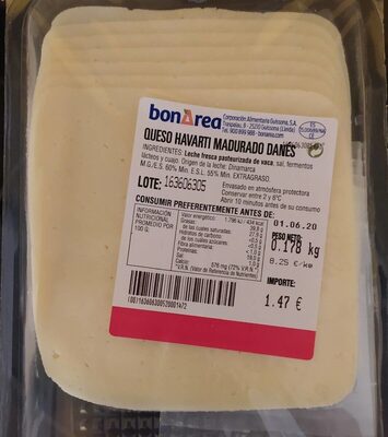 Queso Havarti Madurado Danés