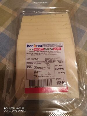 Queso Havarti Madurado Danés