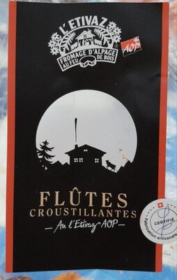 Flûtes Croustillantes Au L'etivaz Aop
