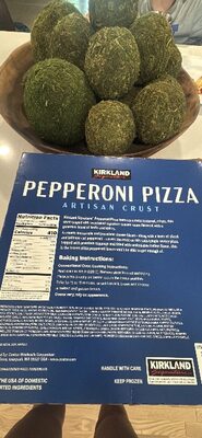 Pepperoni Pizza Artisan Crust