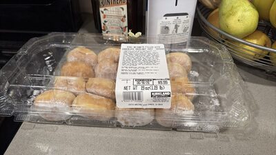 Mini Beignets Filled With Chocolate Hazelnut