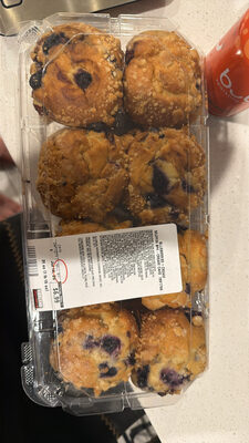 Blueberries + Cream Muffin 8pk - Cream Cake