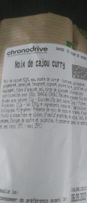 Noix De Cajou Curry