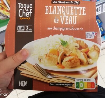 Blanquette De Veau Aux Champignons & Riz