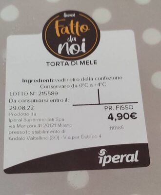 Torta Di Mele
