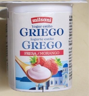 Yogur Estilo Griego Fresa
