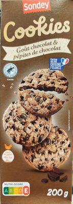 Cookies Goût Chocolat & Pépites De Chocolat