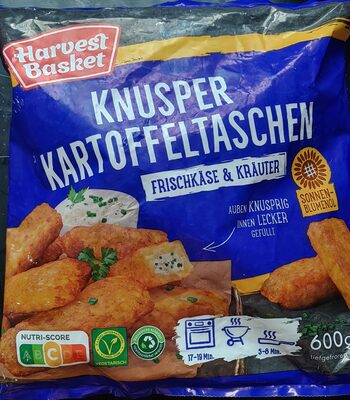 Kartoffeltaschen Frischkäse & Kräuter