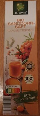 Bio Sanddorn-saft