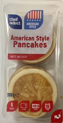 6 American Style Pancakes