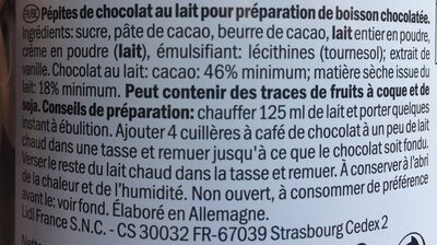 Drinking Chocolate - Cacao De Madagascar, Pepites De Chocolat
