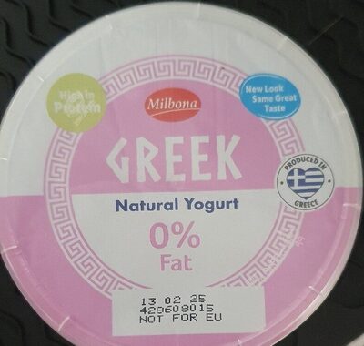 Greek Natural Yogurt 0% Fat
