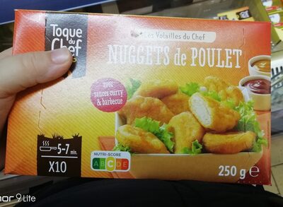 10 Nuggets De Poulet Sauces Curry & Barbecue
