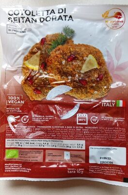Cotoletta Di Seitan Dorata