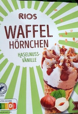 Waffel Hörnchen Haselnuss-vanille