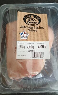 Jarret Avant De Porc Demi-sel