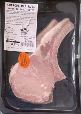Côtes De Porc Cuites 270gr