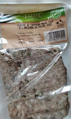 Terrine De Campagne Rôtie Four À L'ancienne Au Poivre Vert