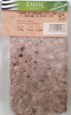 Terrine De Campagne Rôti Four À L'ancienne Au Poivre Vert