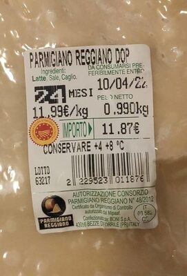 Parmigiano Reggiano Dop