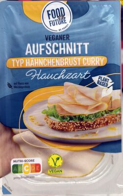 Veganer Aufschnitt, Typ Hähnchenbrust Curry