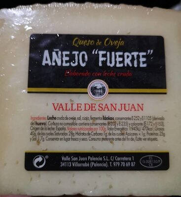 Queso De Añejo De Oveja Fuerte