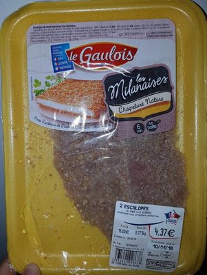 2 Escalopes De Dinde À La Milanaise