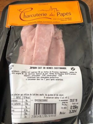 Jambon Cuit Herbes Chiffonnade