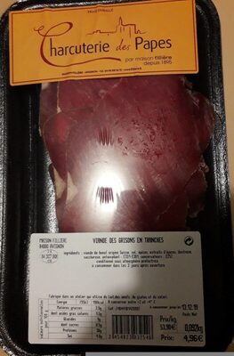 Viande Des Grisons En Tranches