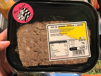 Pate Superieur 1 Tranche