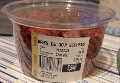 Baies De Goji Sechées