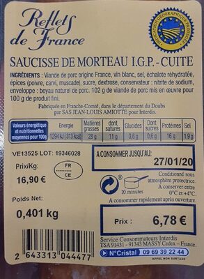 Saucisse De Morteau