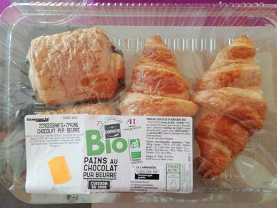 2 Croissant + 2 Pain Au Chocolat Pur Beurre