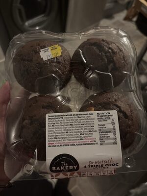 Asda Triple Choc Muffins