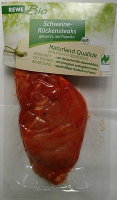 Schweinerückensteak Gewürzt Mit Paprika