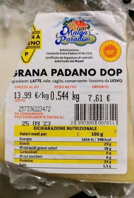 Grana Padano Dop