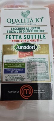 Tacchino Allevato Senza Uso Di Antibiotici - Fetta Sottile