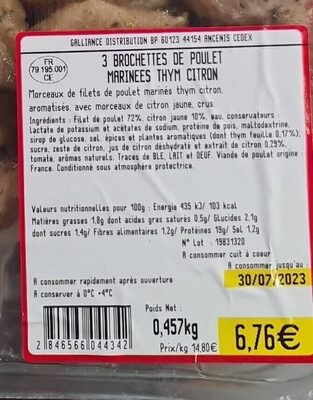 Brochette De Poulet