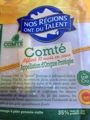 Comté Aop Affiné 10 Mois