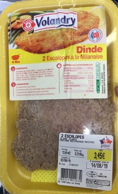 Escalopes De Dinde A La Milanaise