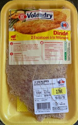 Dinde 2 Escalope À La Milanaise