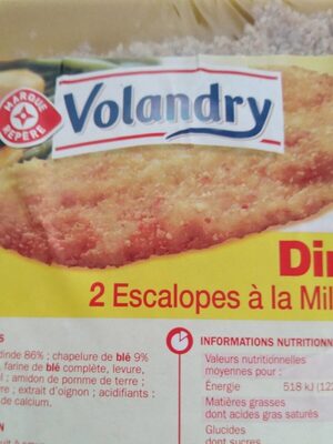 Escalopes Milanaise De Dinde