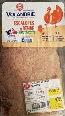 Escalopes De Dindes À La Milanaise